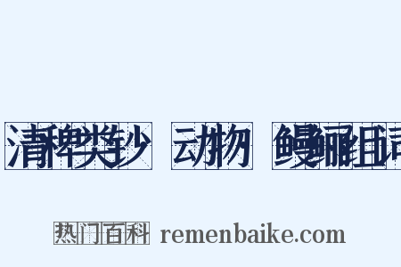 清稗类钞·动物·鳗鲡组词是什么意思的图片